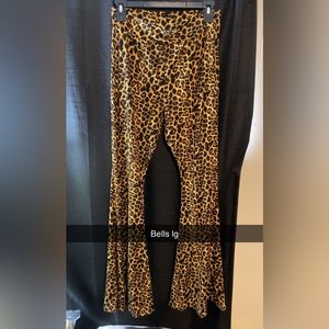 Cheetah bell bottoms